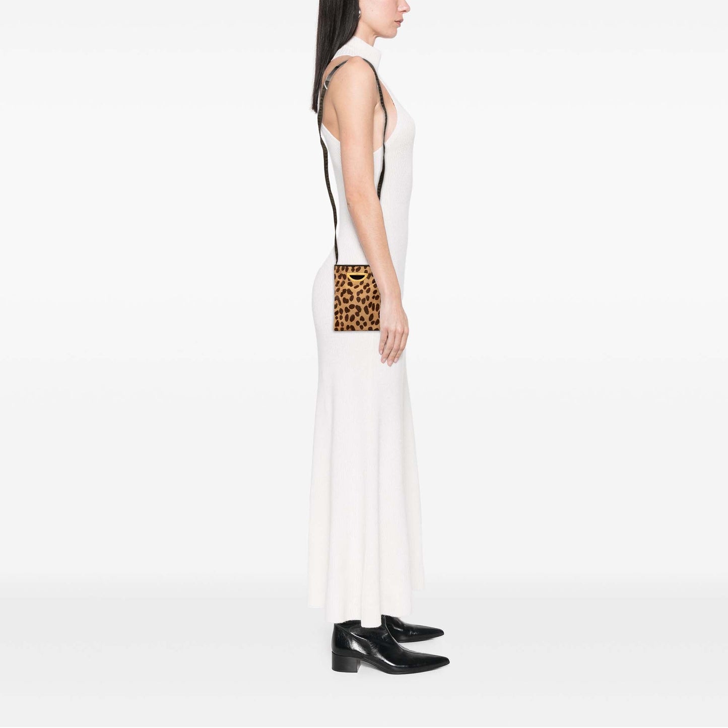 Dior Pony Hair Leopard Print Malice Crossbody