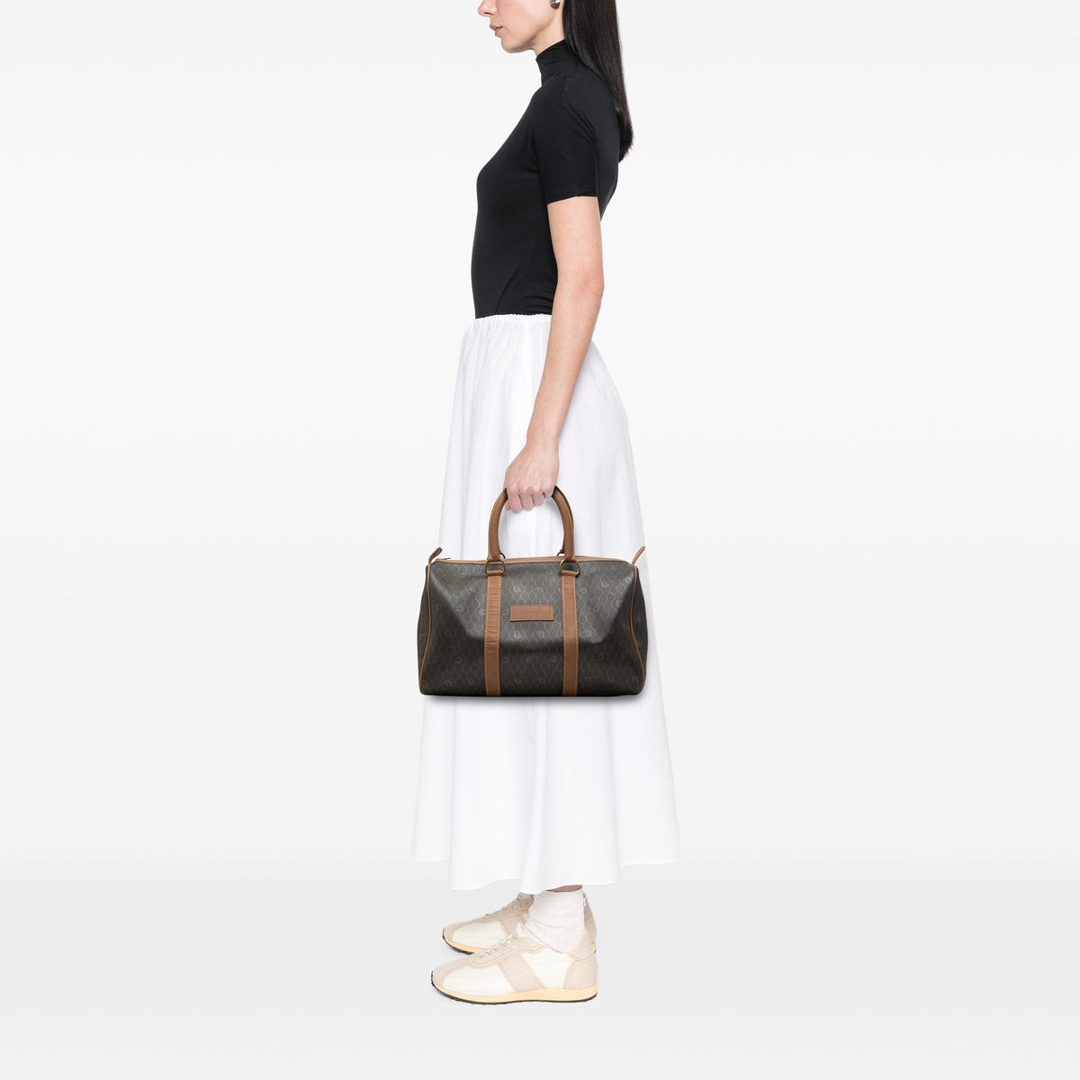 Dior Honeycomb Coated Canvas Boston Bag