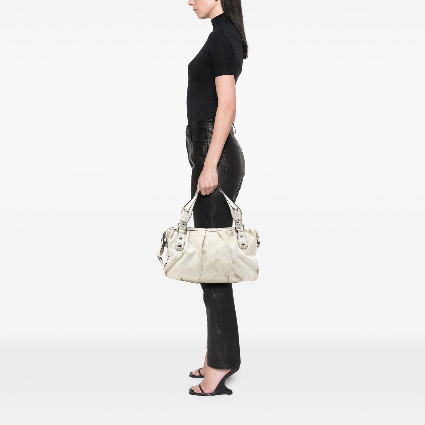 Guccissima Icon Bit Satchel