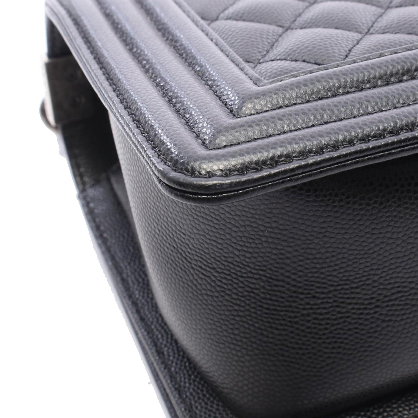 Chanel Old Medium Quilted Lambskin Boy Flap