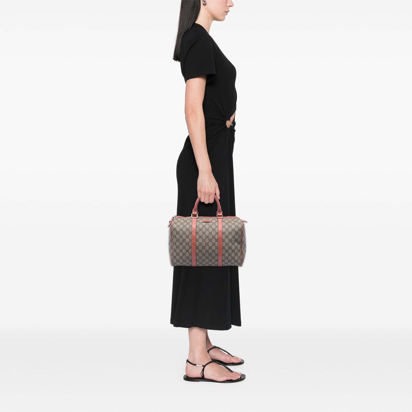 Gucci Medium GG Supreme Joy Boston Bag