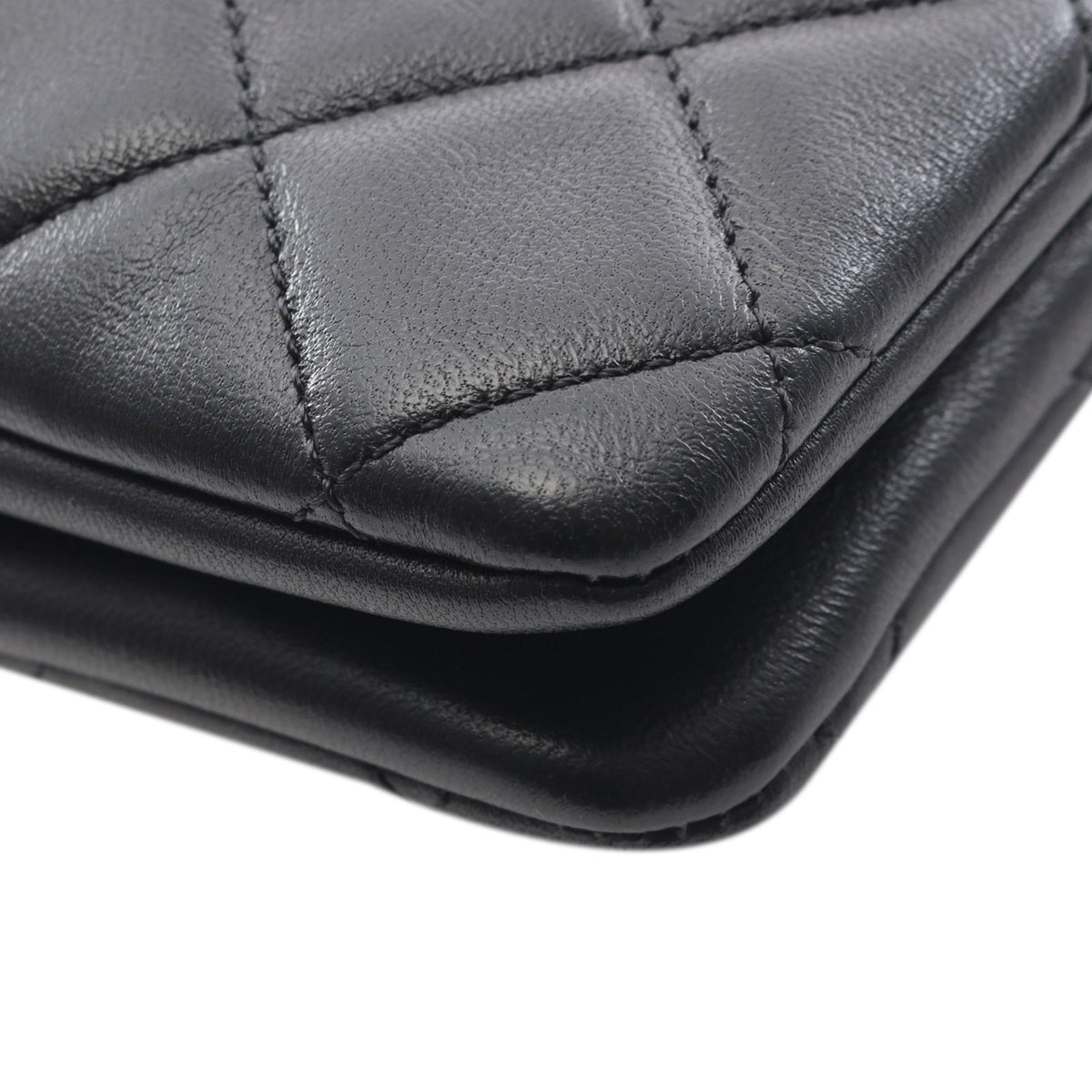 Chanel Small Quilted Lambskin Giant CC Chain Shoulder Bag