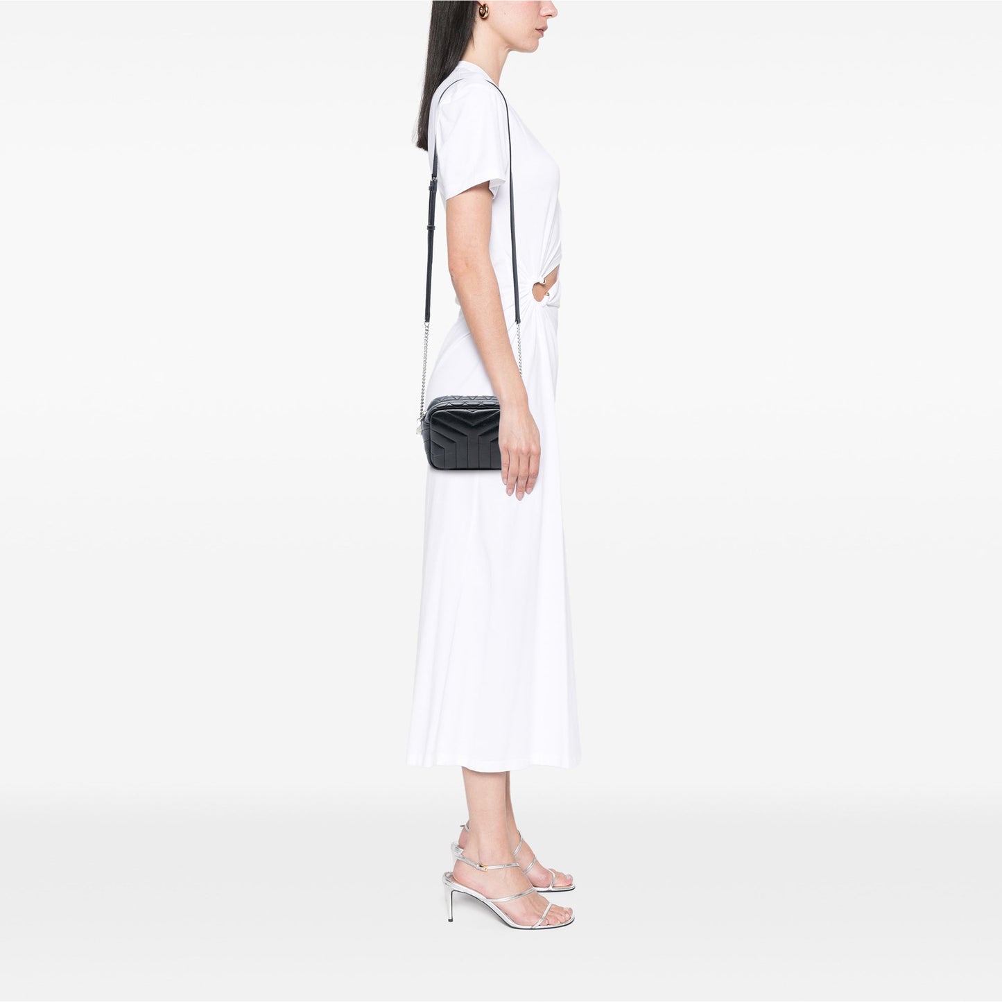 Saint Laurent Small Matelasse Calfskin LouLou Bowling Bag