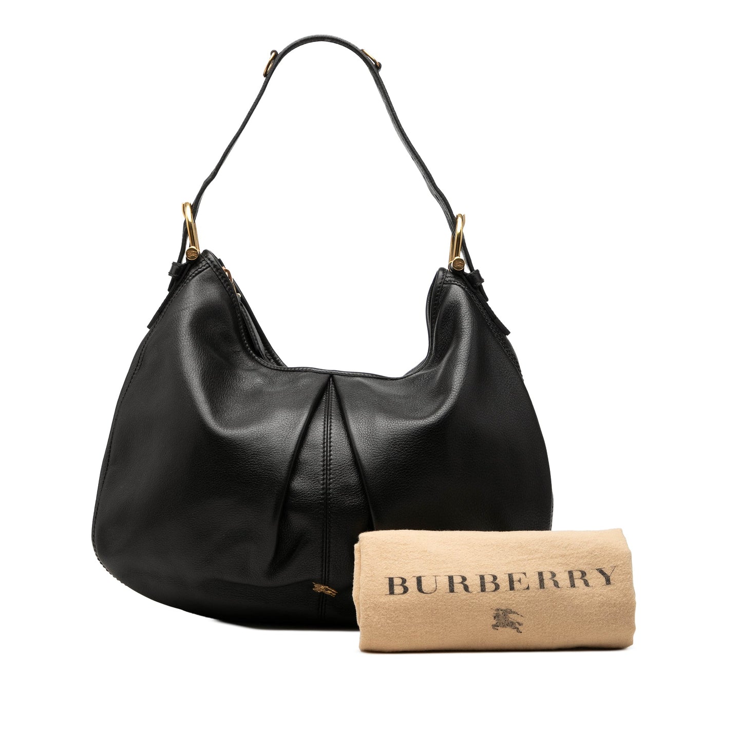 Burberry Large Leather Malika Hobo