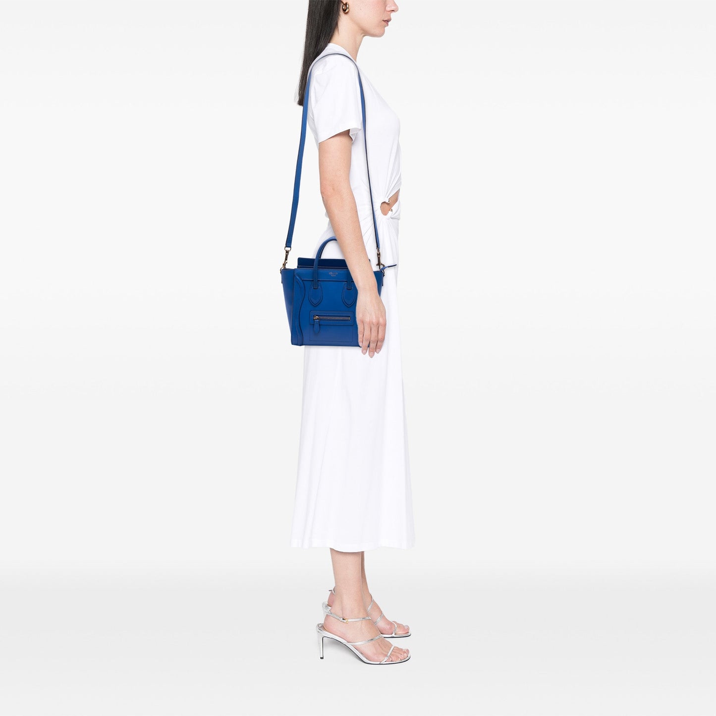 Celine Nano Leather Luggage Tote
