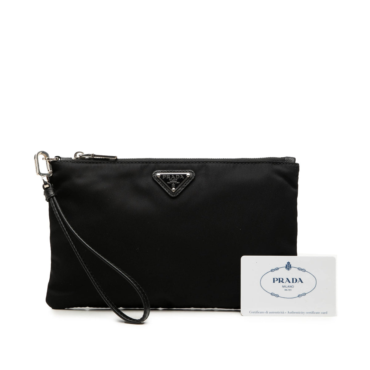 Prada Tessuto Wristlet Clutch