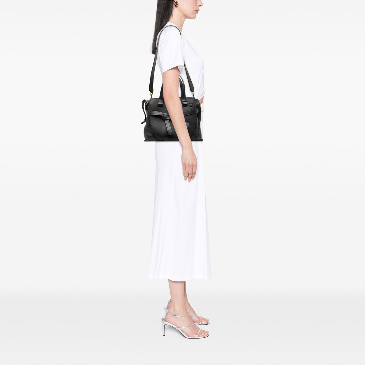 LOEWE Small Leather Gate Top Handle Bag