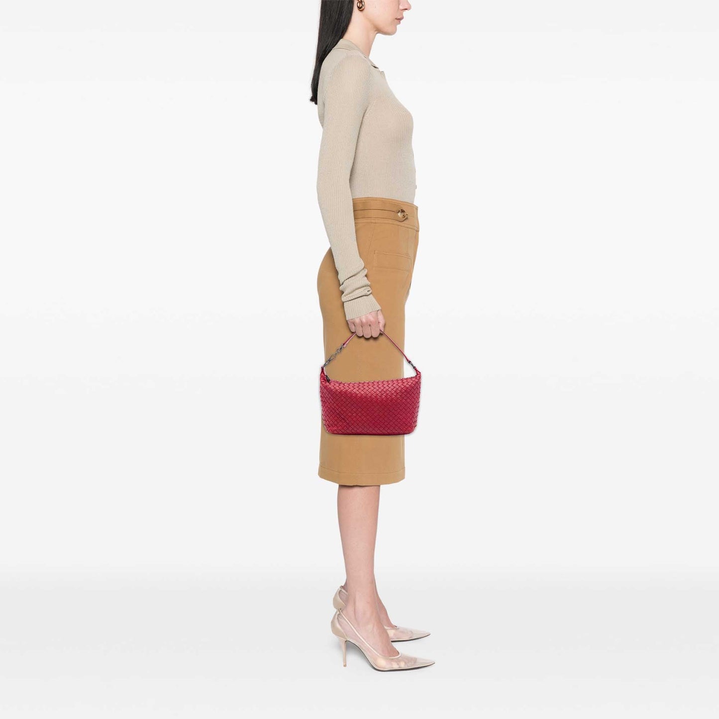 Bottega Veneta Nappa Intrecciato Shoulder Bag