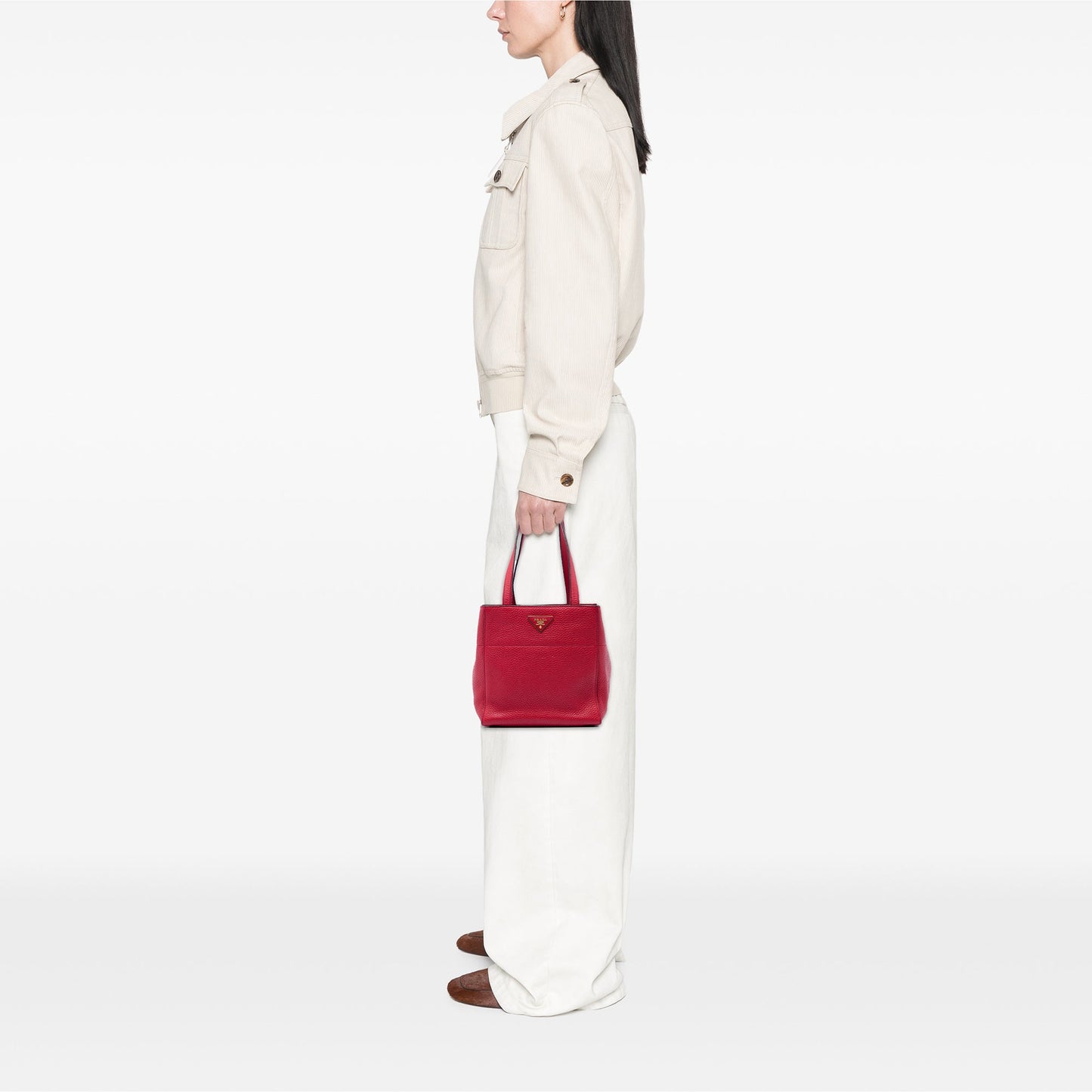 Prada Vitello Daino Tote