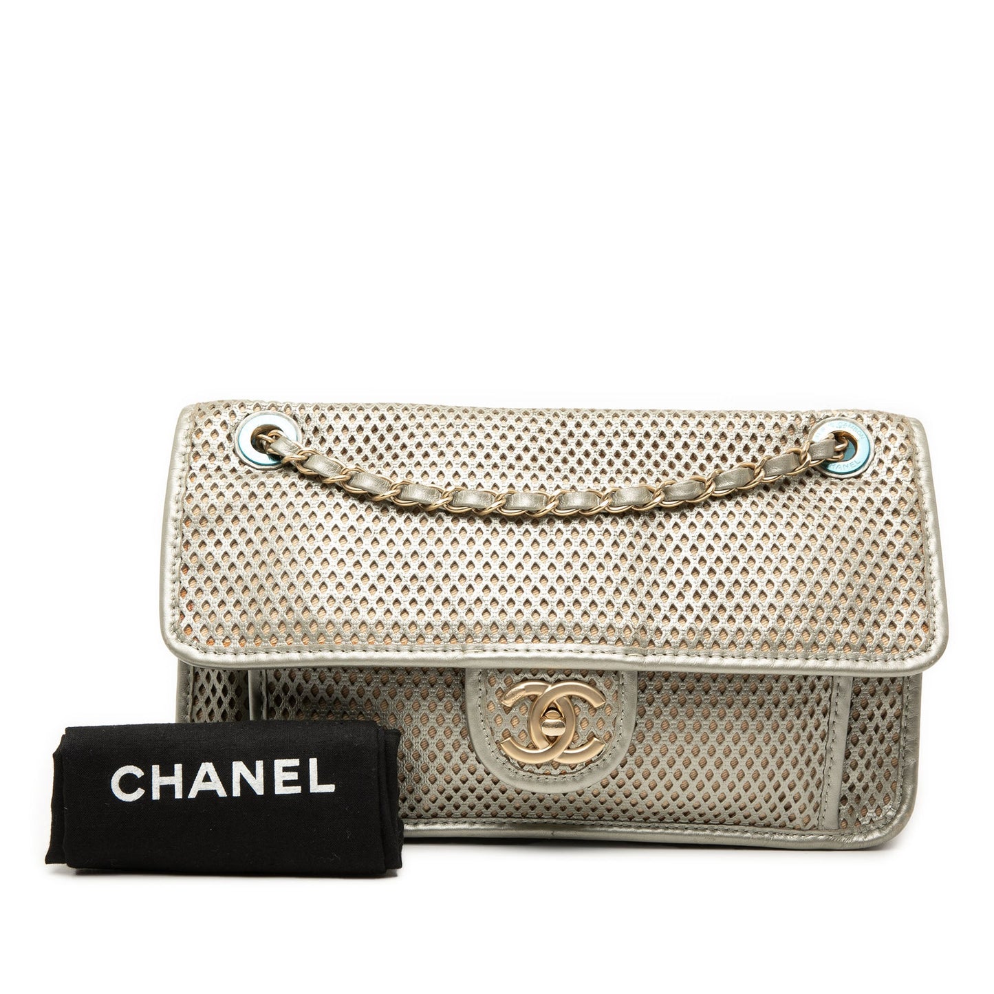 Chanel Medium Perforated Calfskin Up In The Air Flap
