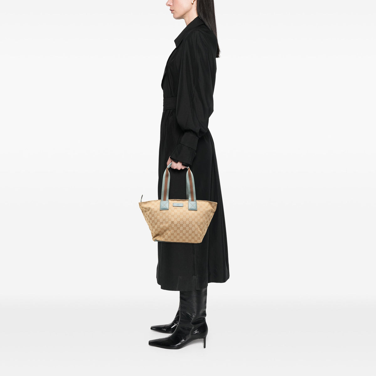 Gucci GG Canvas Web Tote