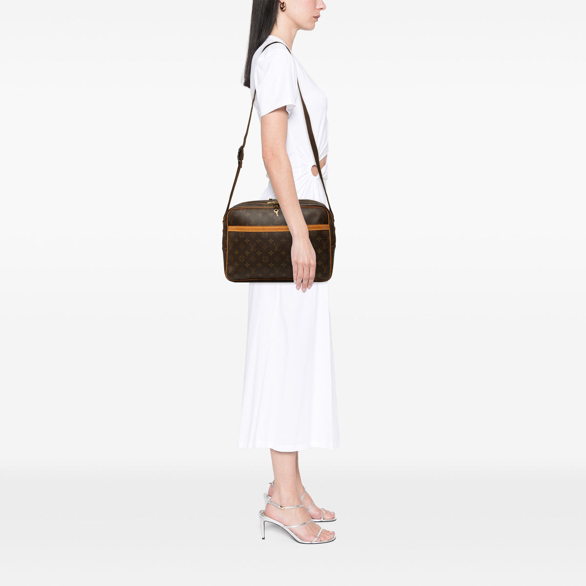 Louis Vuitton Monogram Reporter GM — Brown