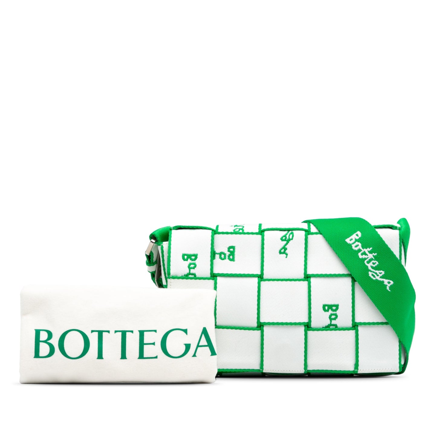 Bottega Veneta Canvas Intrecciato Webbing Cassette Crossbody