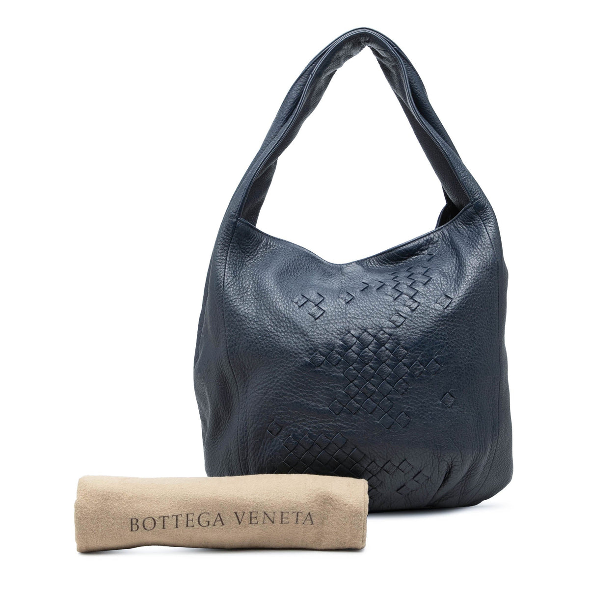 Bottega Veneta Intrecciato Trimmed Cervo Deerskin Hobo