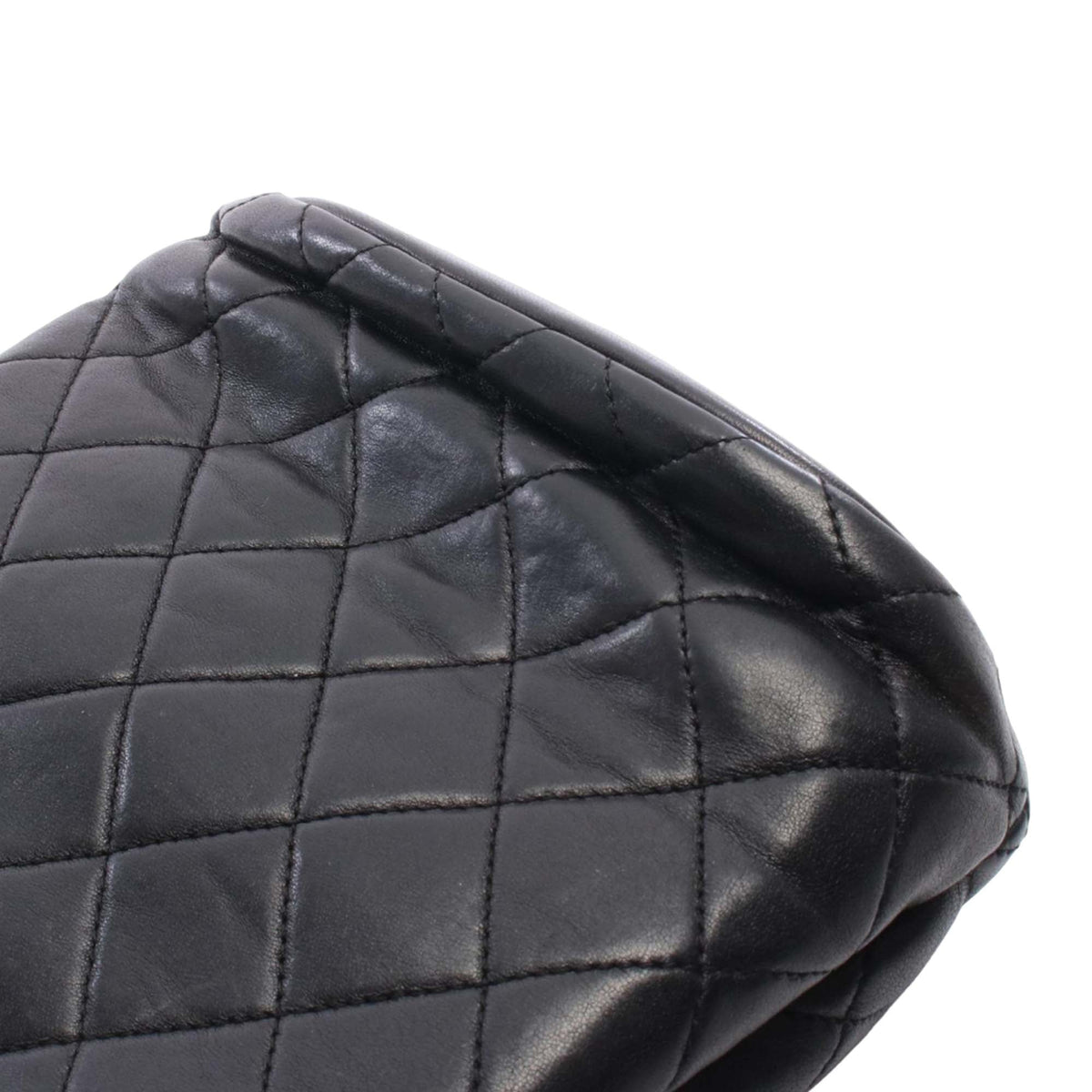 Chanel Small Quilted Lambskin Chaine Lettre Bucket Bag