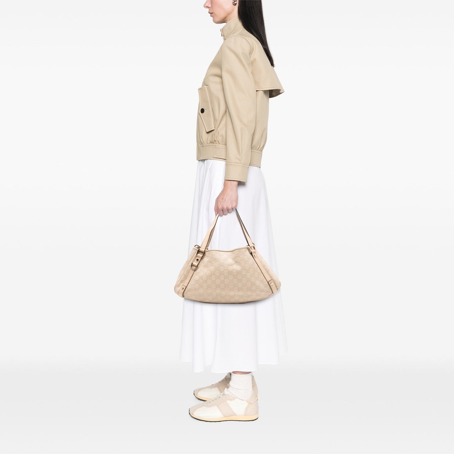Gucci Medium Guccissima Abbey D Ring Tote
