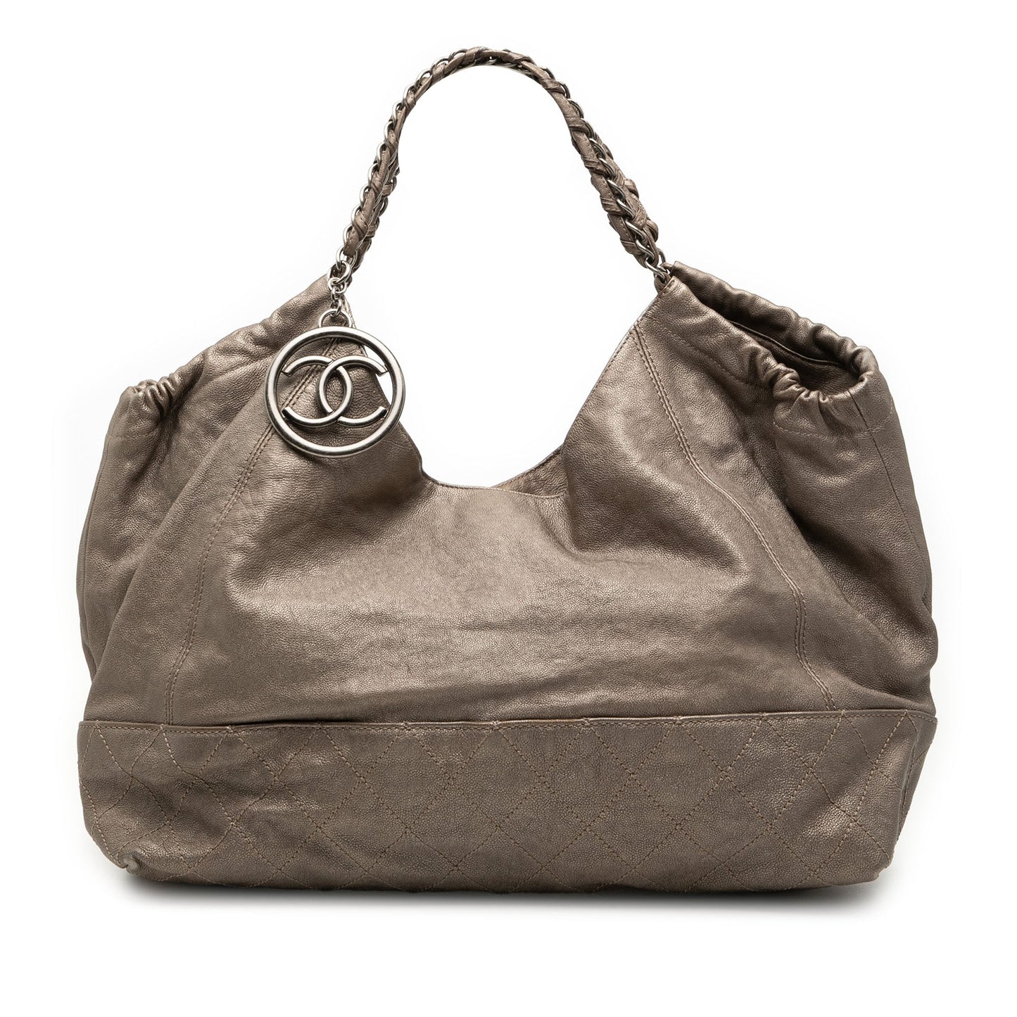 Chanel Baby Metallic Calfskin Coco Cabas Tote