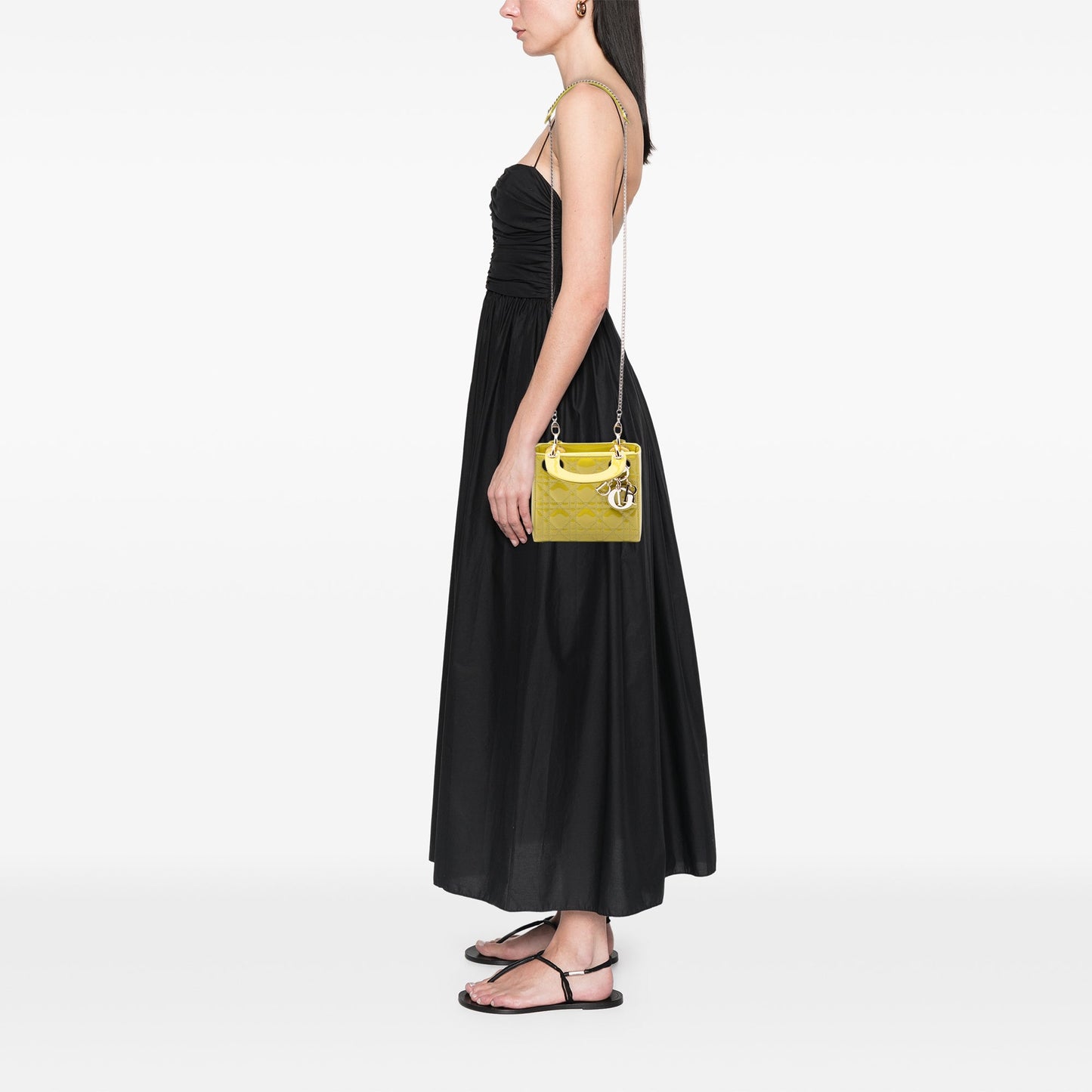 Dior Mini Patent Cannage Lady Dior