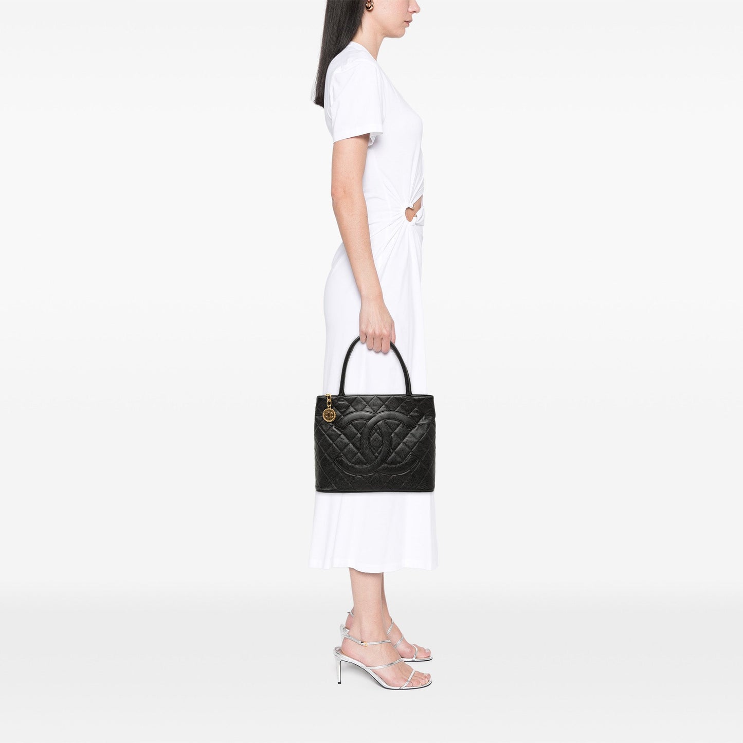Chanel Caviar Medallion Tote