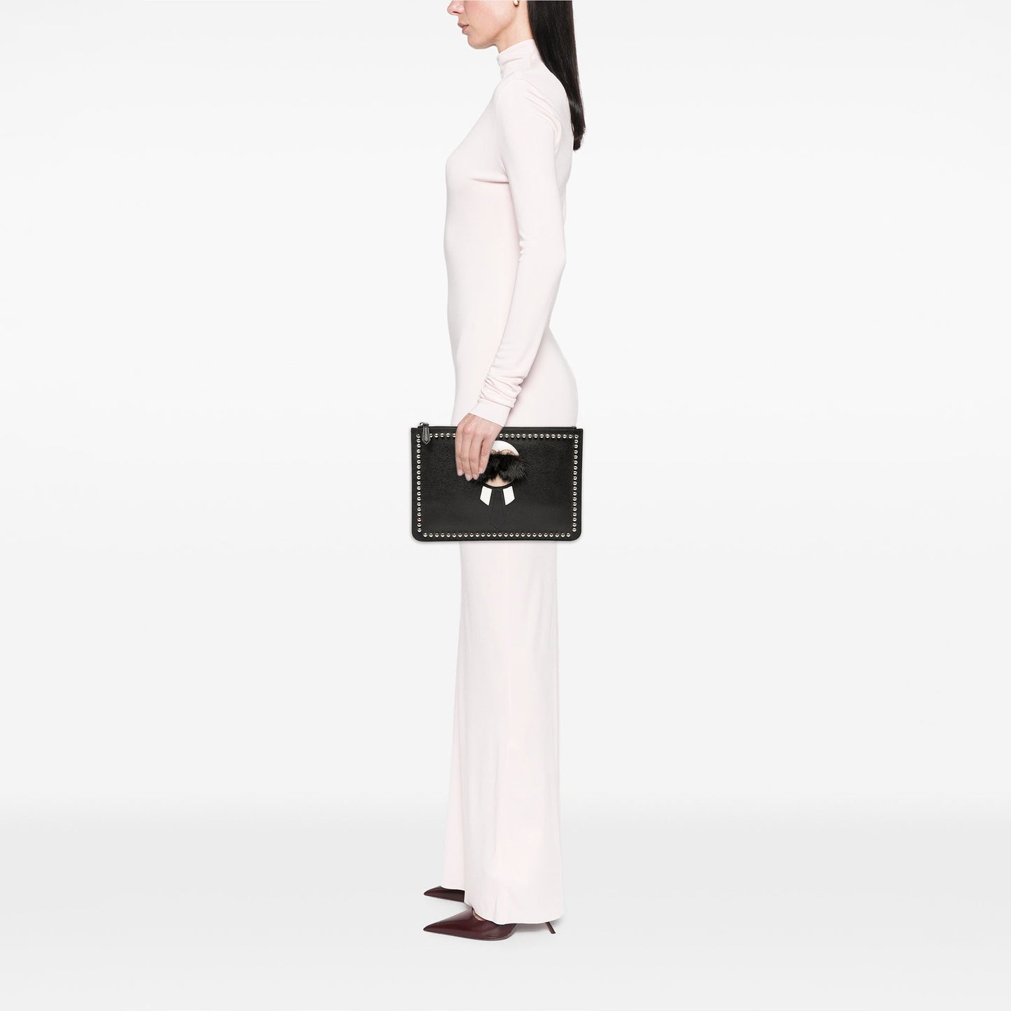 Fendi Calfskin Karlito Clutch