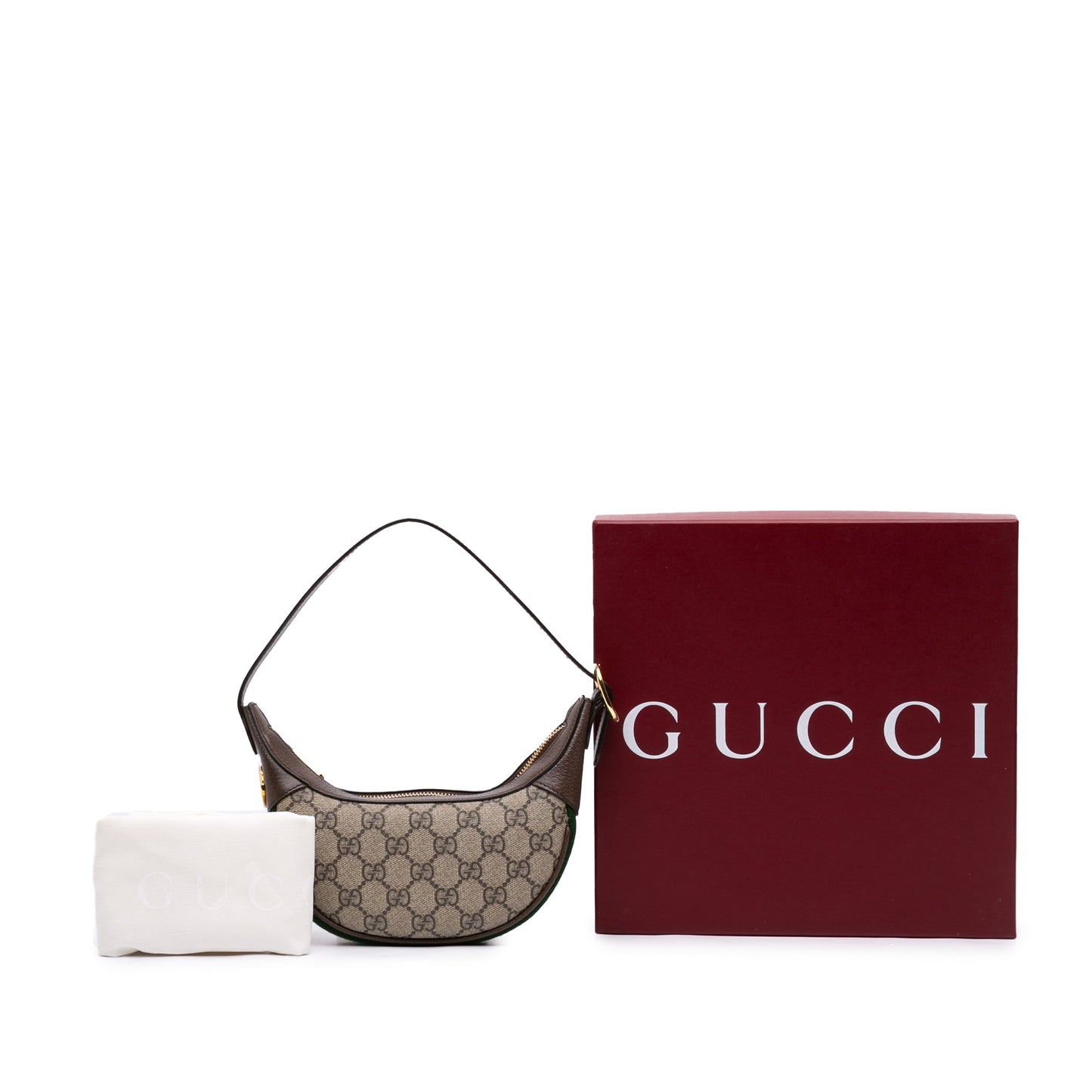 Gucci Mini GG Supreme Web Ophidia Shoulder Bag