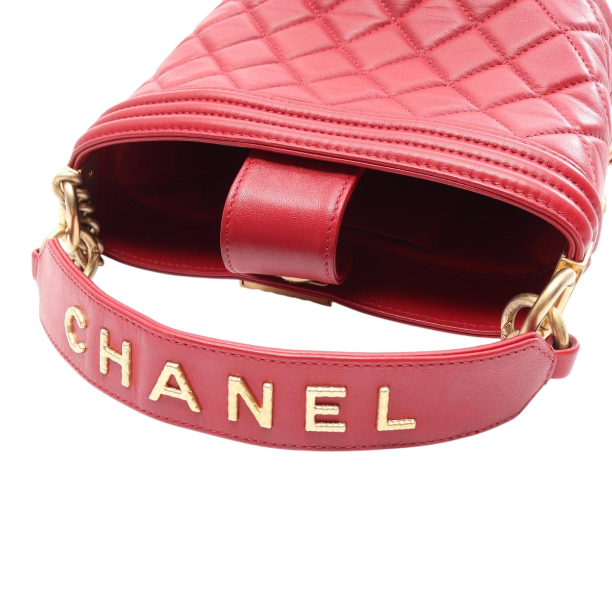 Chanel Calfskin Boy Bucket Bag