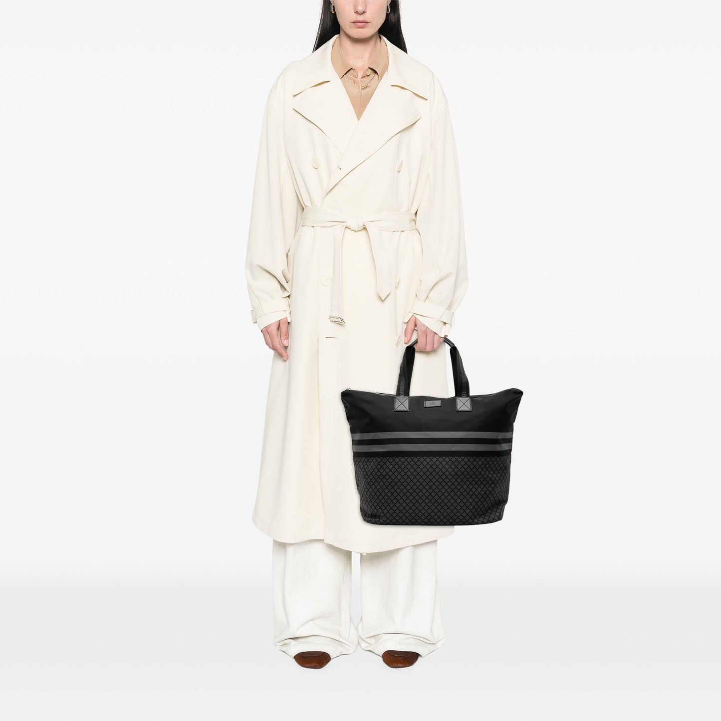 Diamante Nylon Web Tote