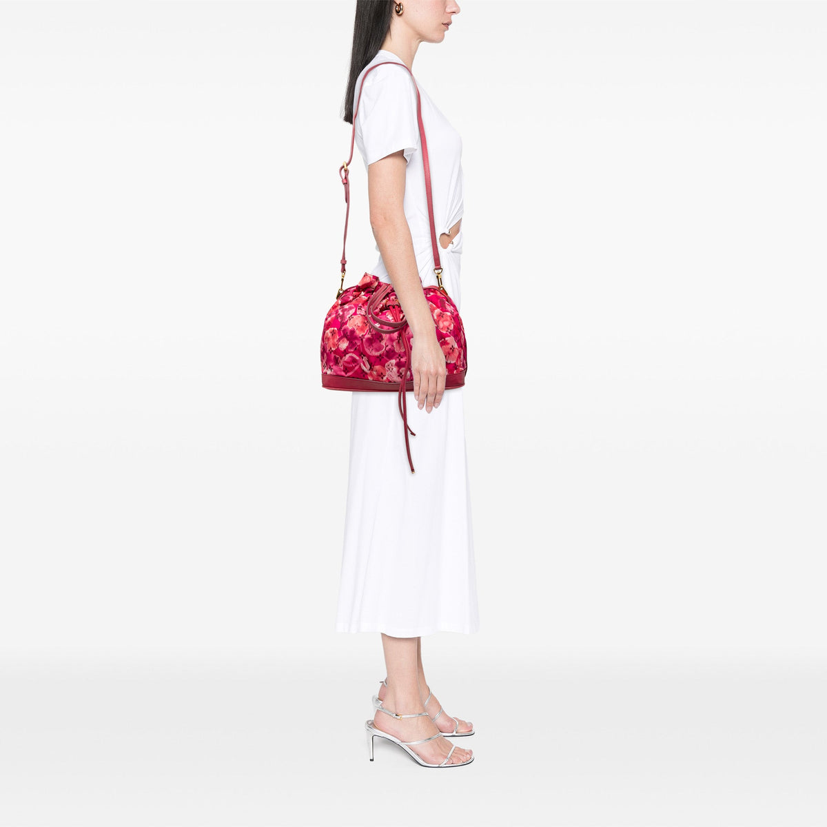 Louis Vuitton Limited Edition Monogram Nylon Ikat Noefull MM — Pink