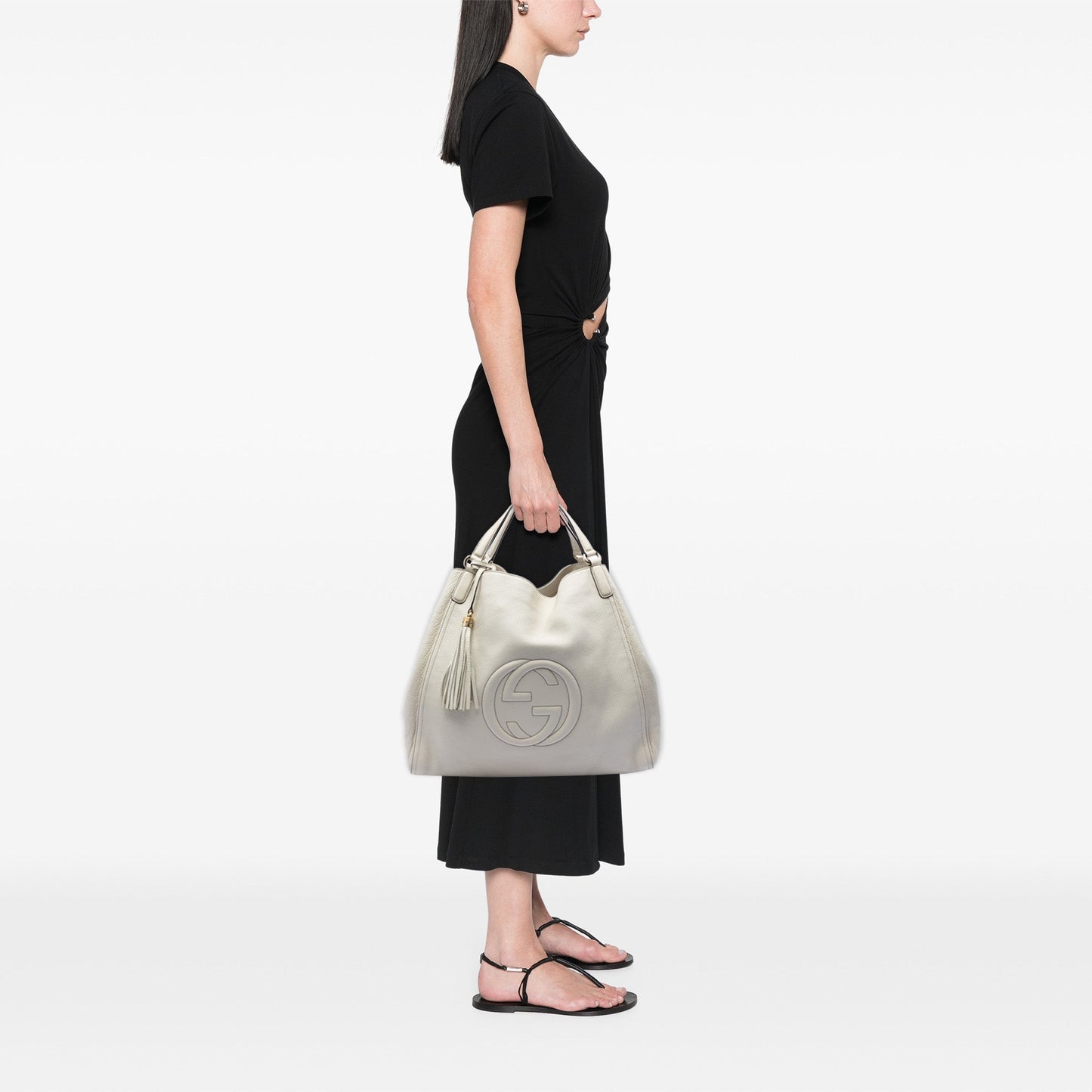 Gucci Large Leather Soho Cellarius Tote