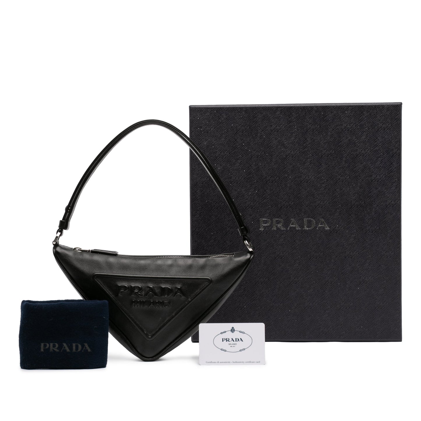Prada Grace Lux Triangle Satchel