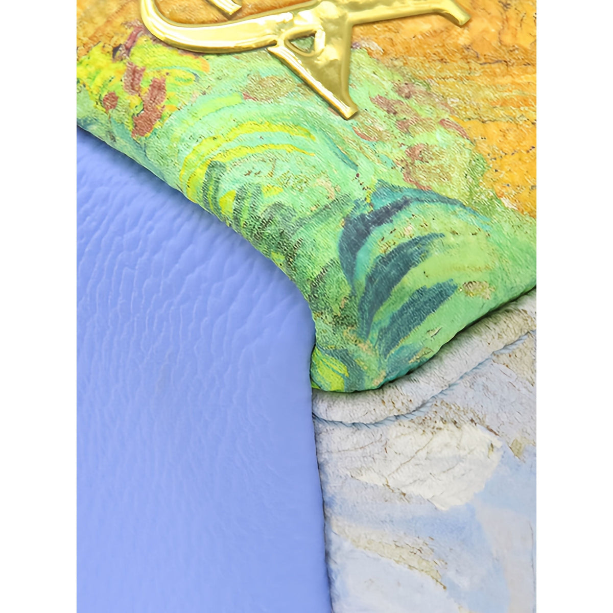 Louis Vuitton Jeff Koons Masters Collection Van Gogh Palm Springs Backpack — Blue