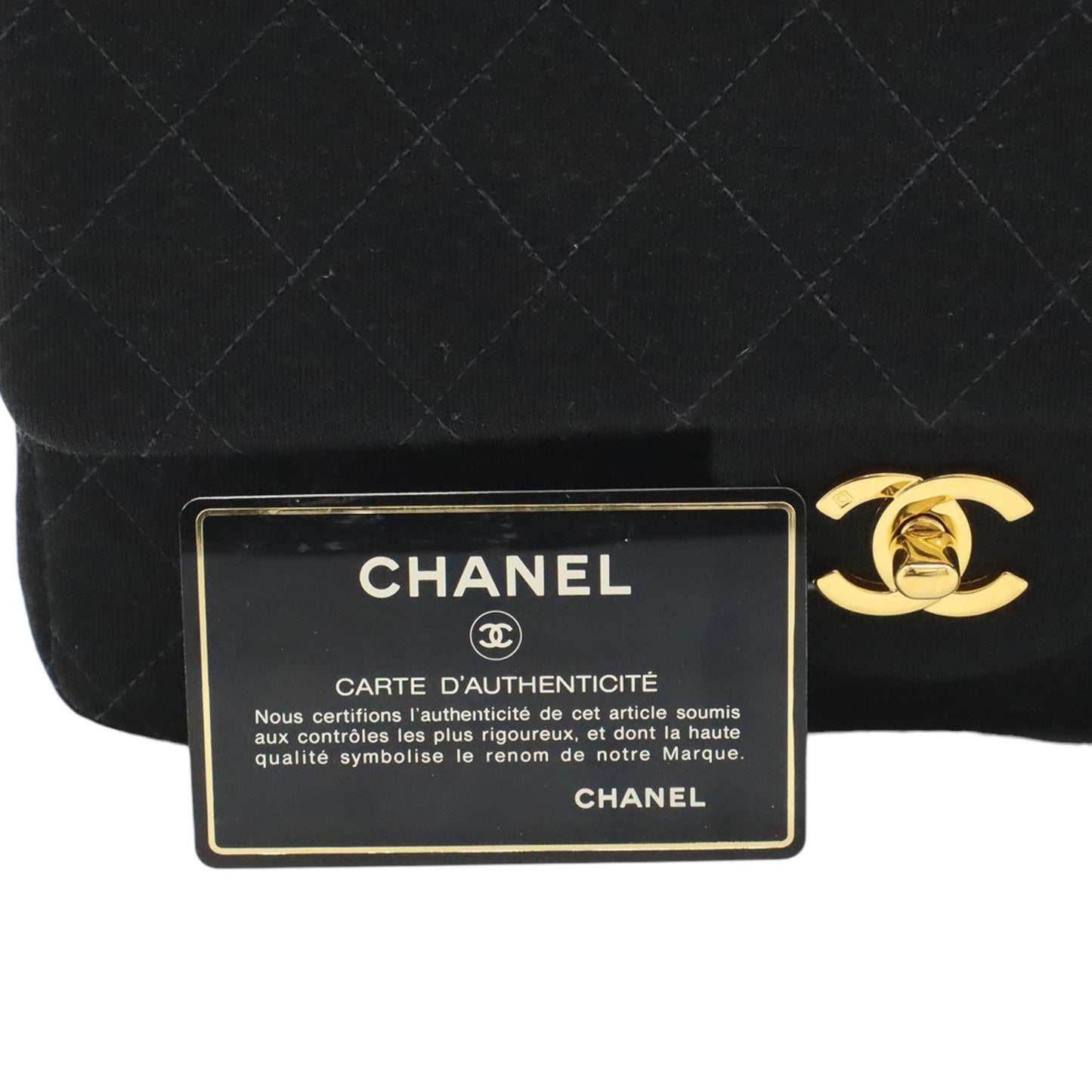 Chanel Medium Classic Jersey Bijoux Chain Double Flap