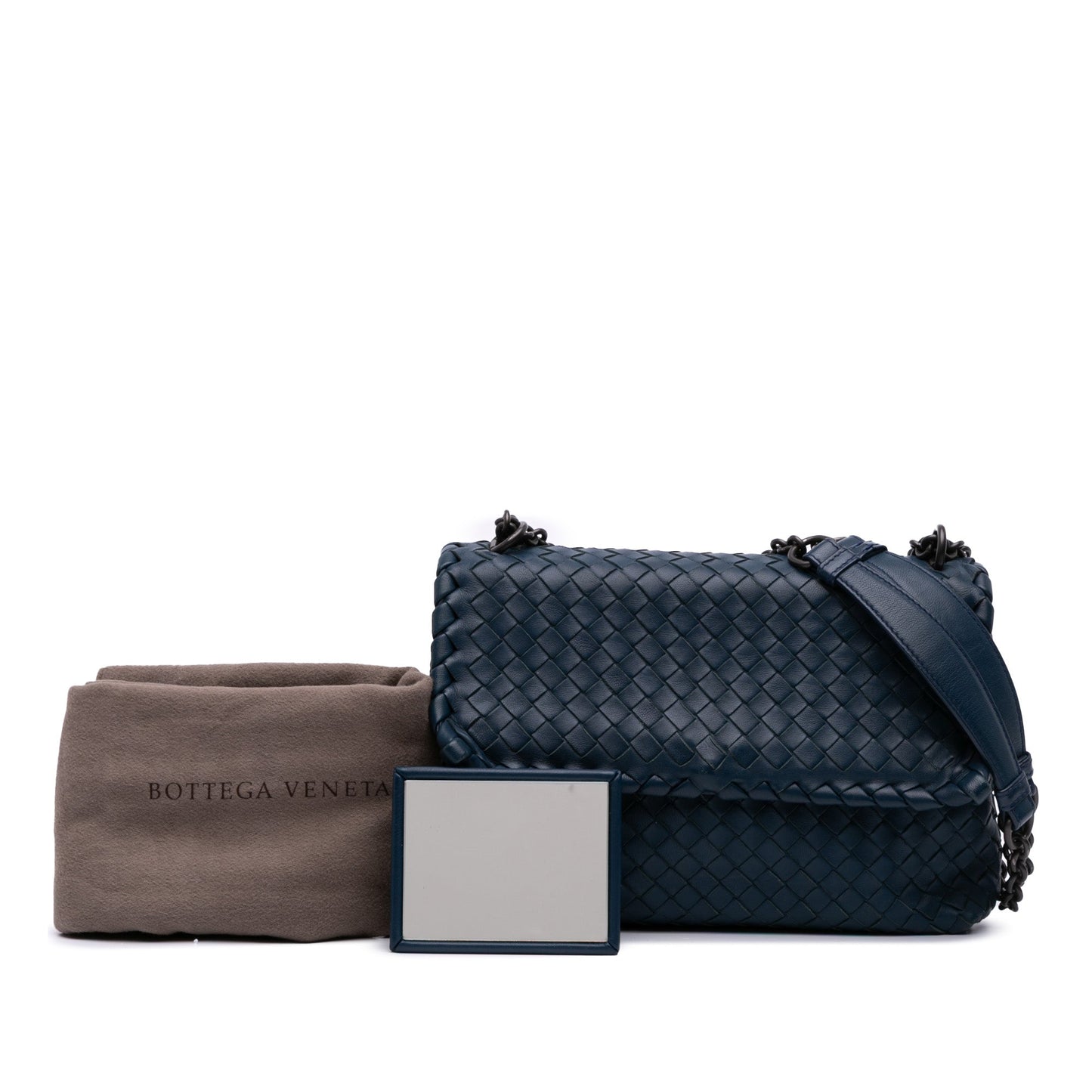Bottega Veneta Small Nappa Intrecciato Olimpia Crossbody