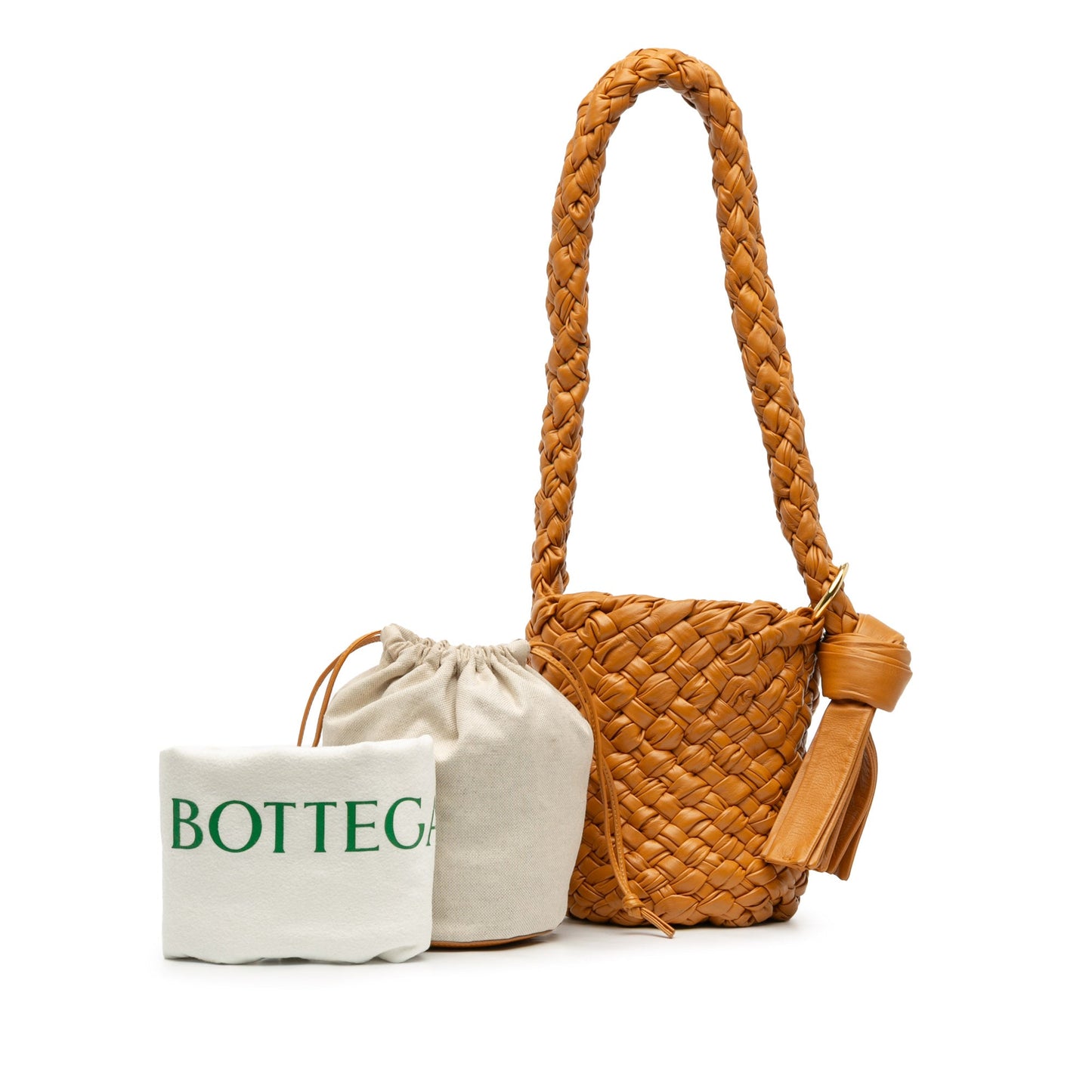 Bottega Veneta Small Calfskin Intreccio Kalimero Bucket Bag