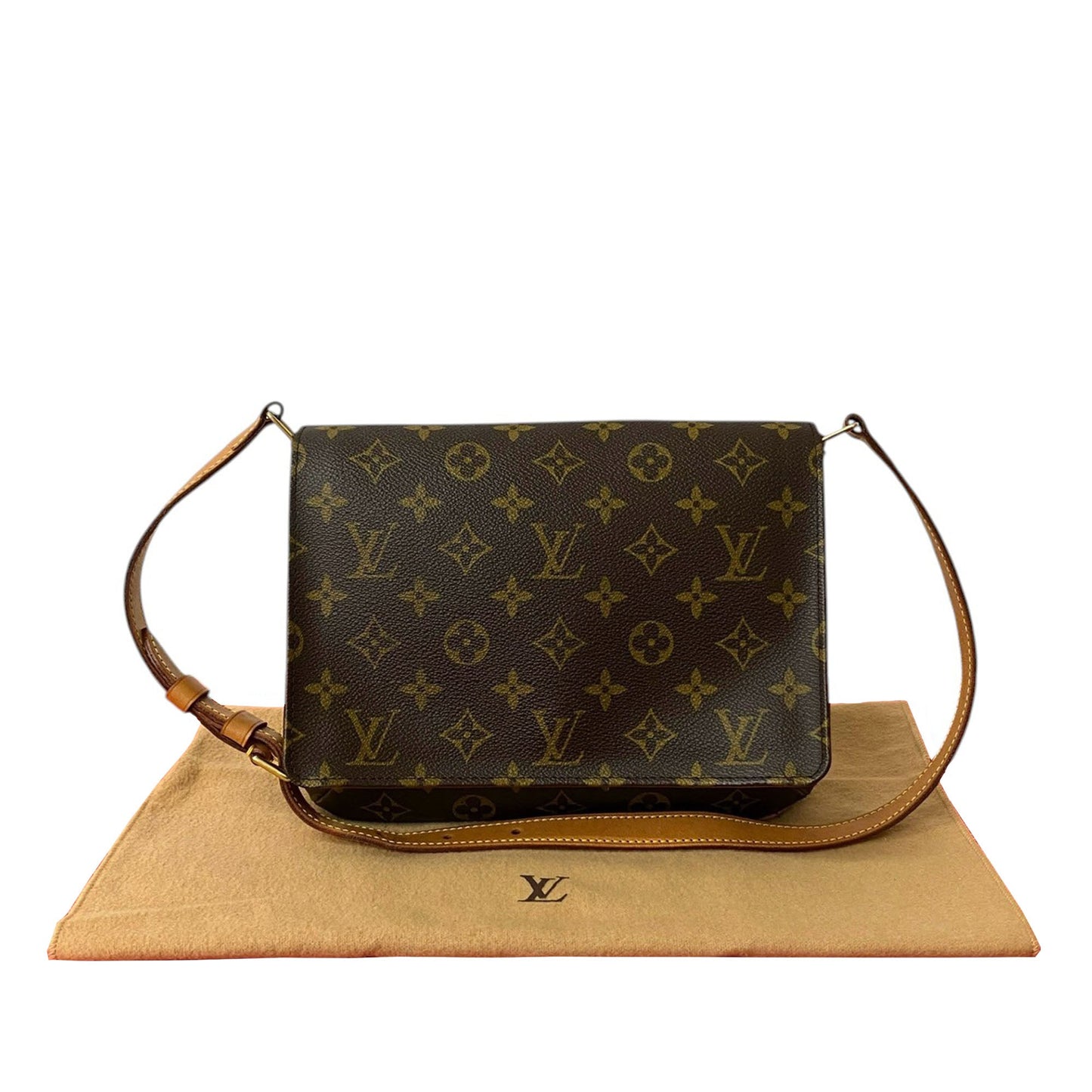 Louis Vuitton Monogram Musette Tango Long Strap