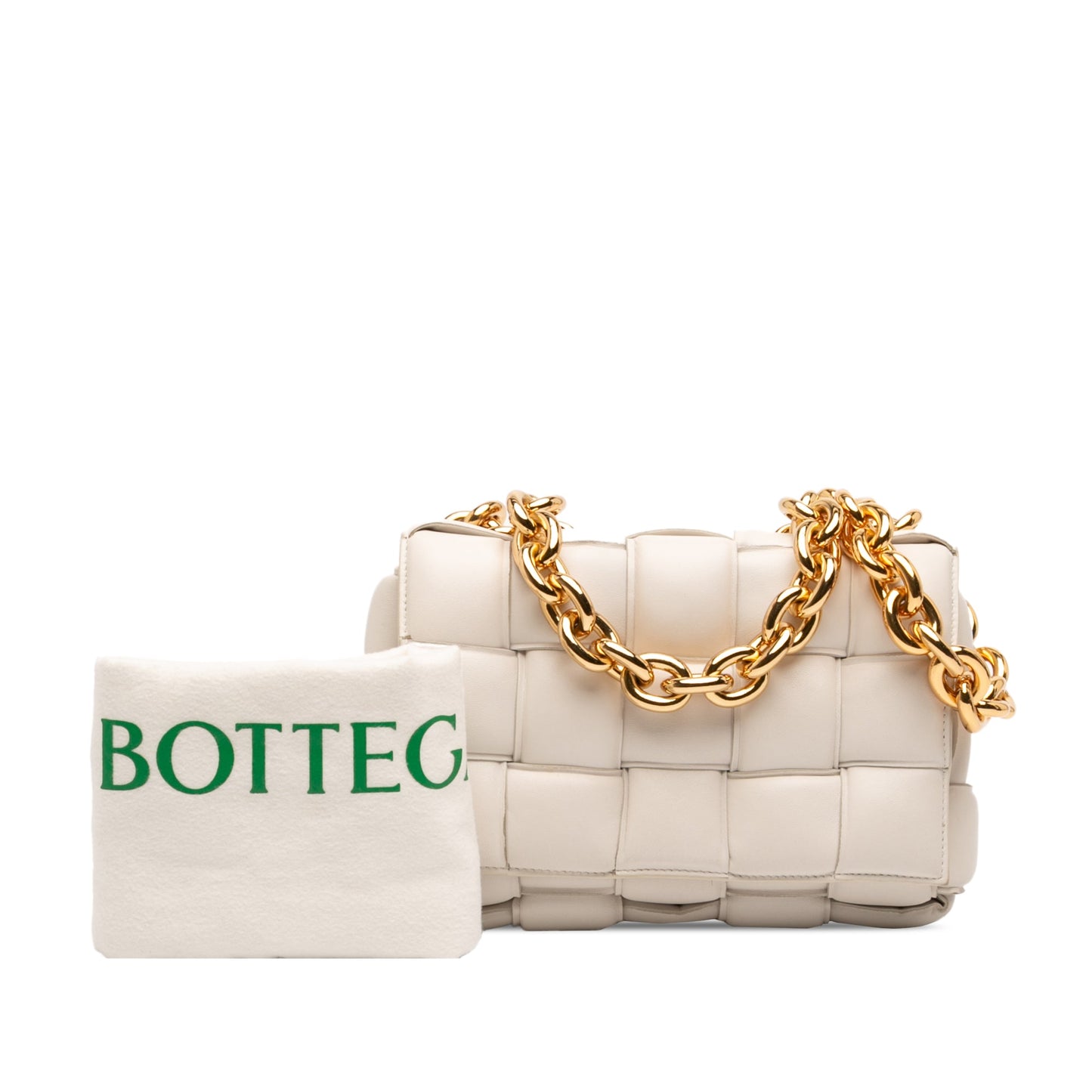 Bottega Veneta Nappa Intrecciato Padded Chain Cassette Satchel