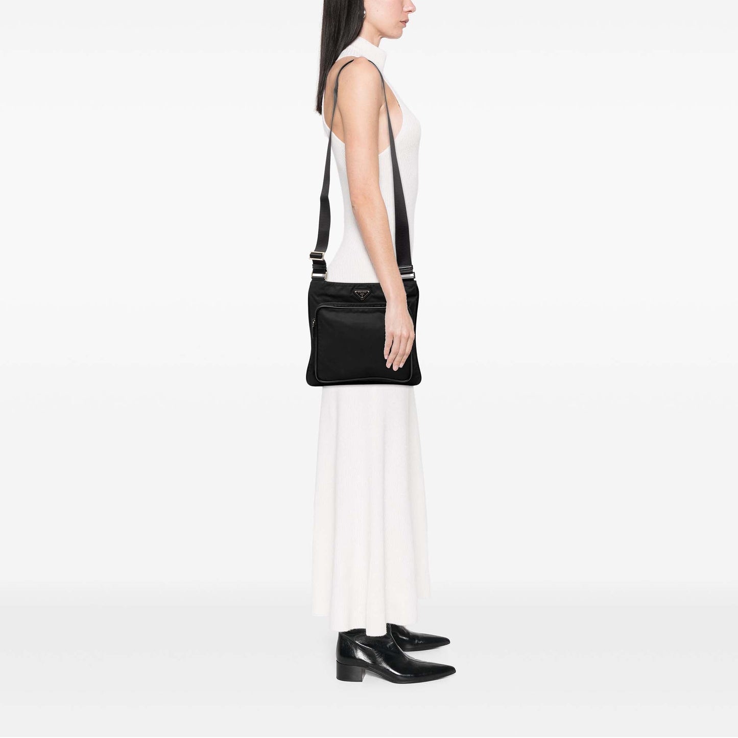 Prada Tessuto Zip Top Crossbody
