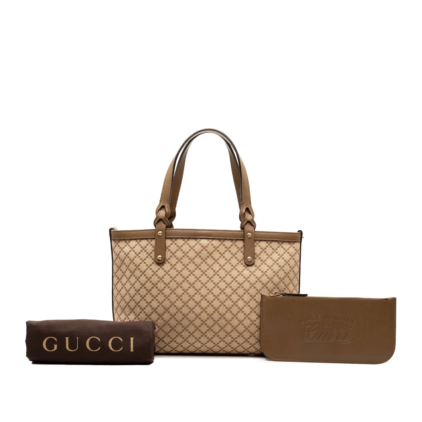 Gucci Diamante Canvas Craft Tote