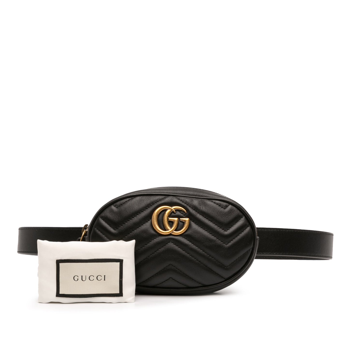 GG Marmont Matelasse Leather Belt Bag