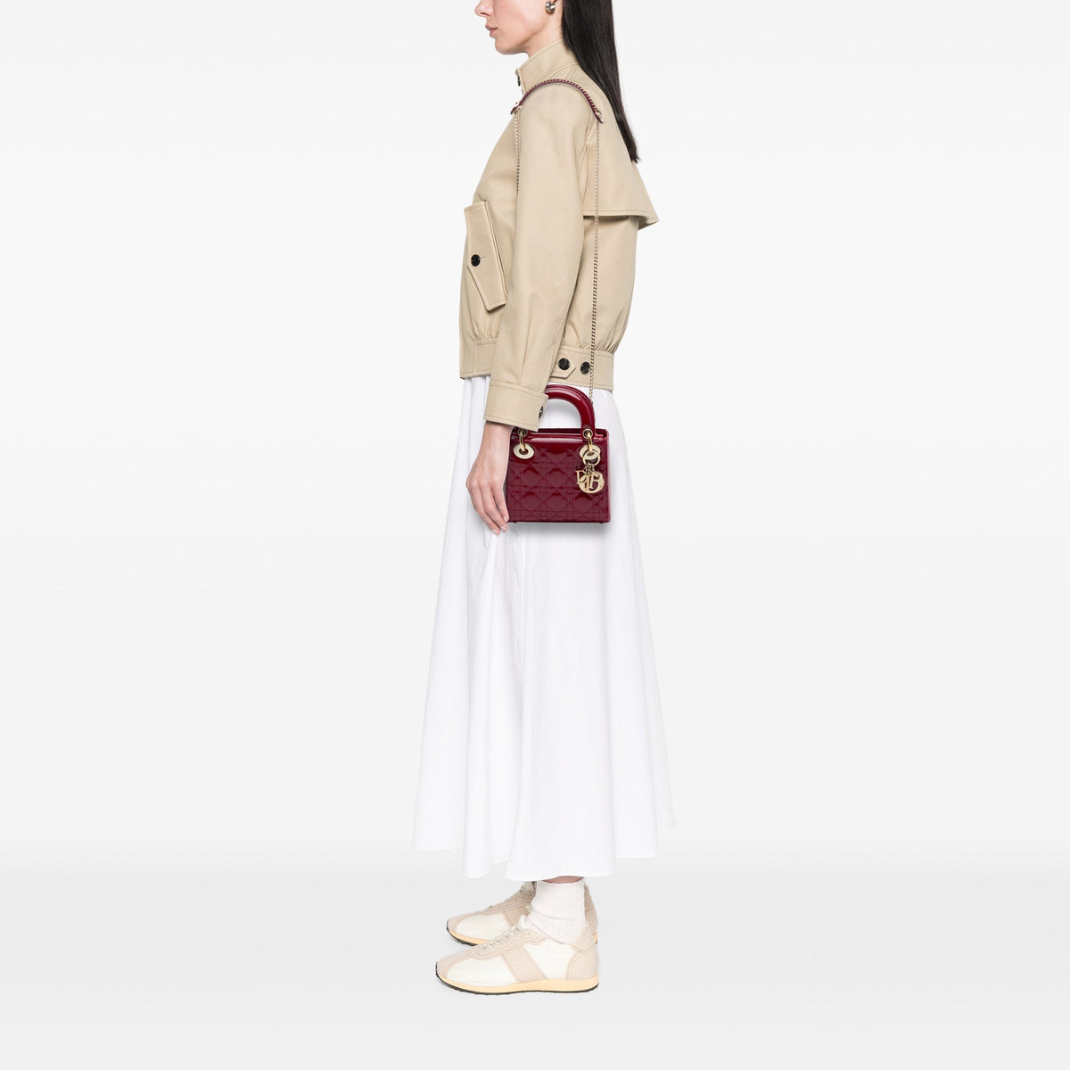 Dior Mini Patent Cannage Lady Dior