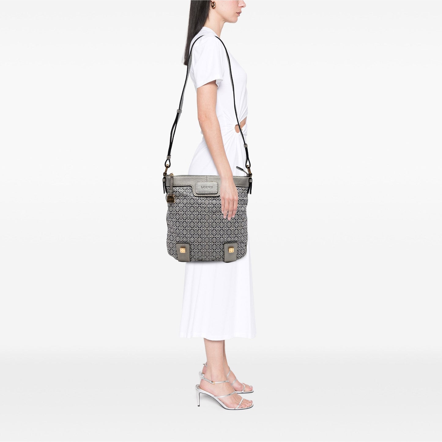 LOEWE Anagram Canvas New Road Crossbody