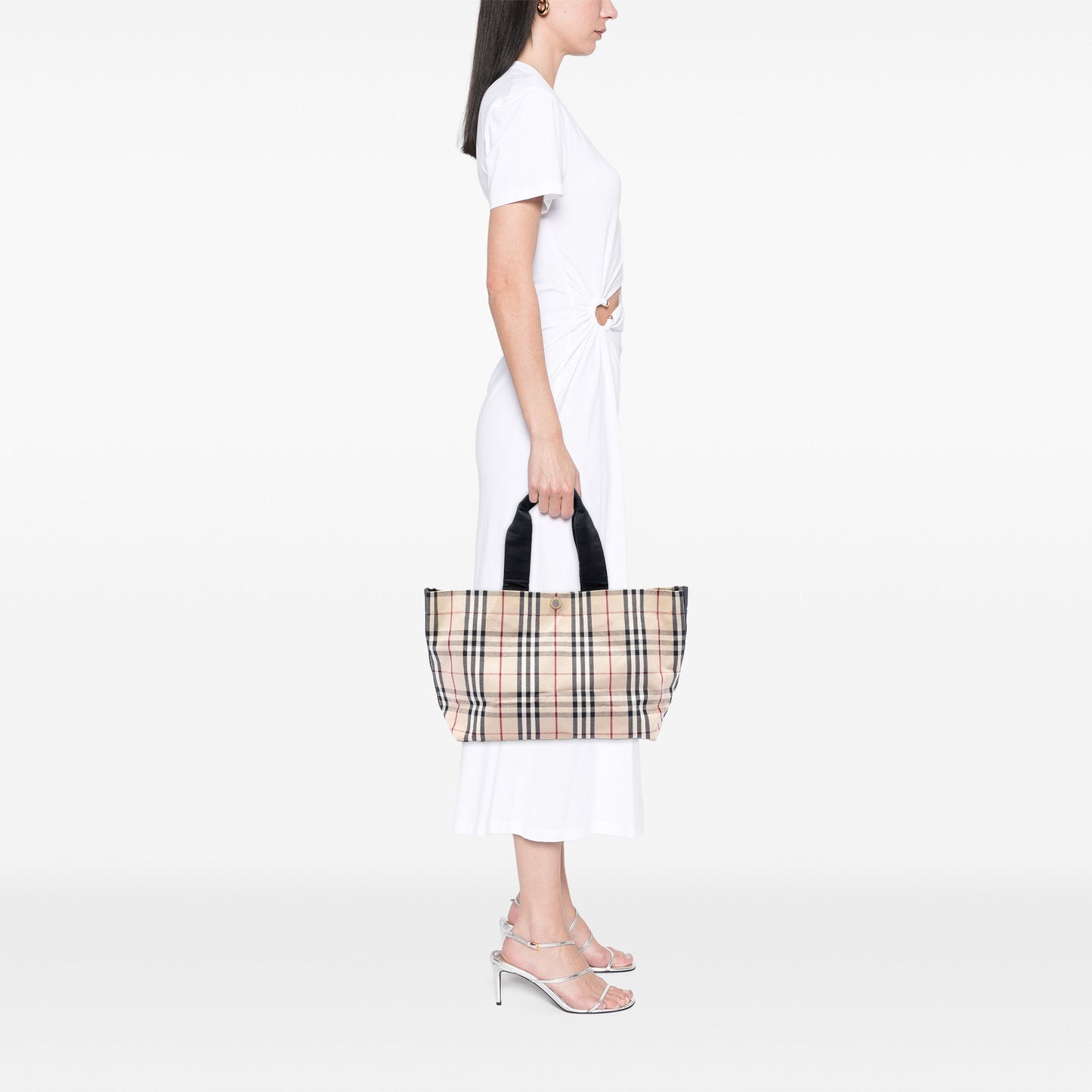 Burberry House Check Canvas Tote