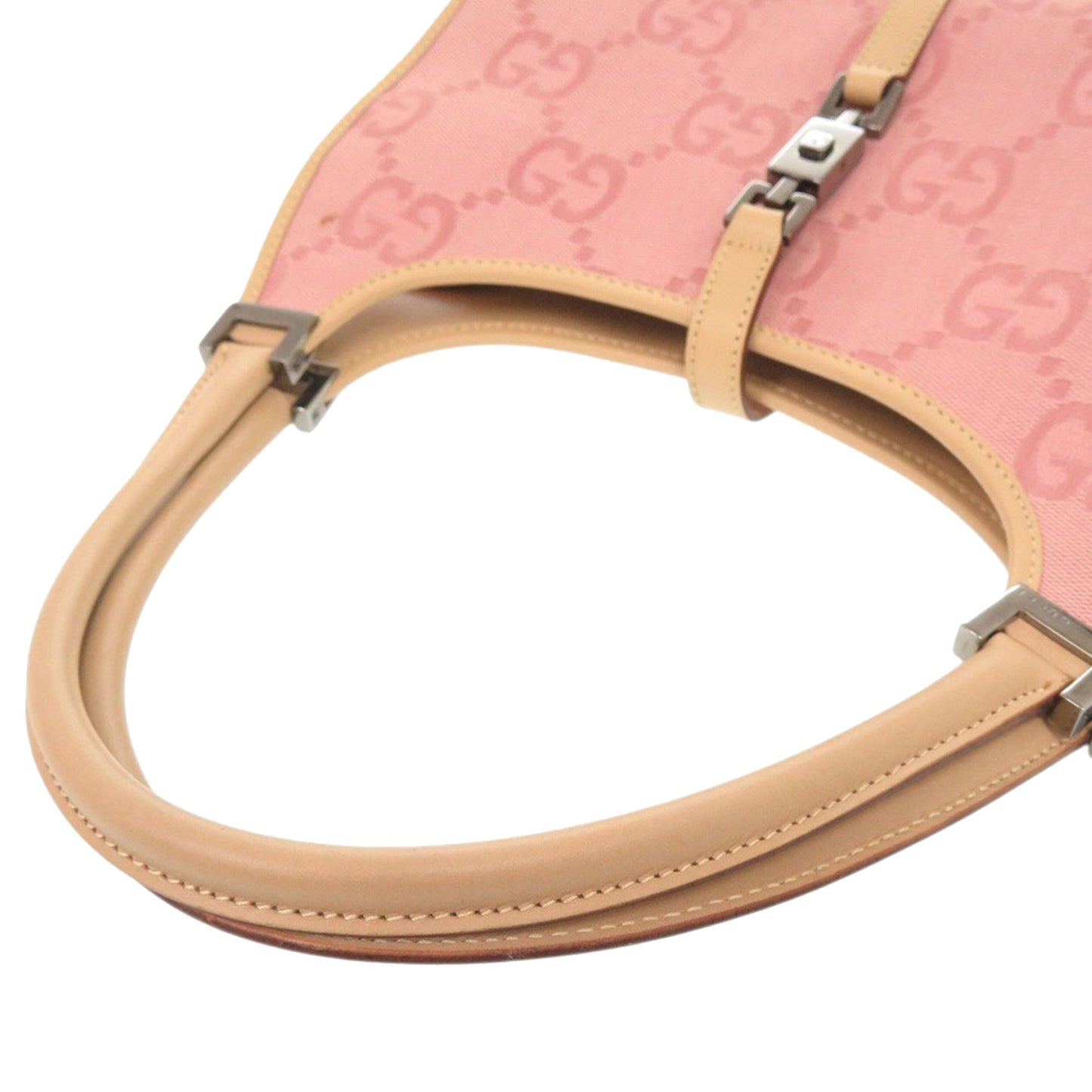 Gucci GG Canvas Jackie Bardot Handbag