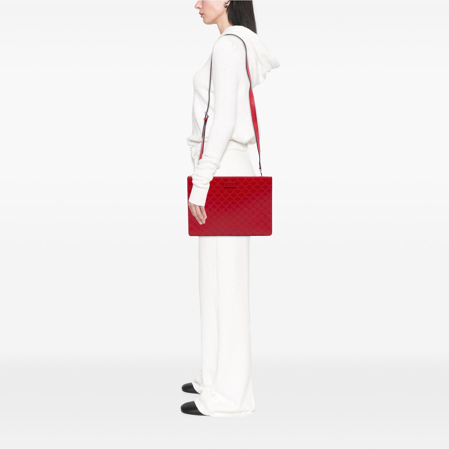 Guccissima Zip Messenger Bag