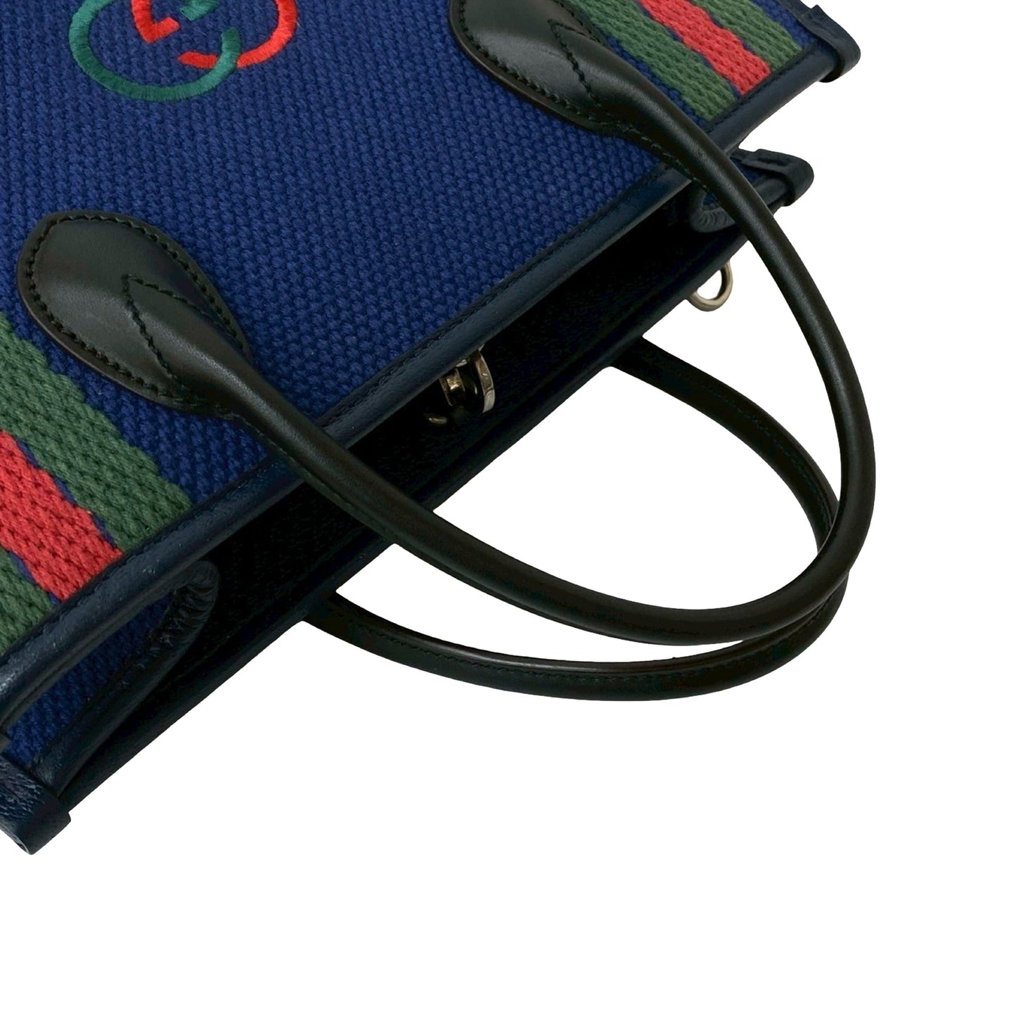 Gucci Canvas Interlocking G Satchel