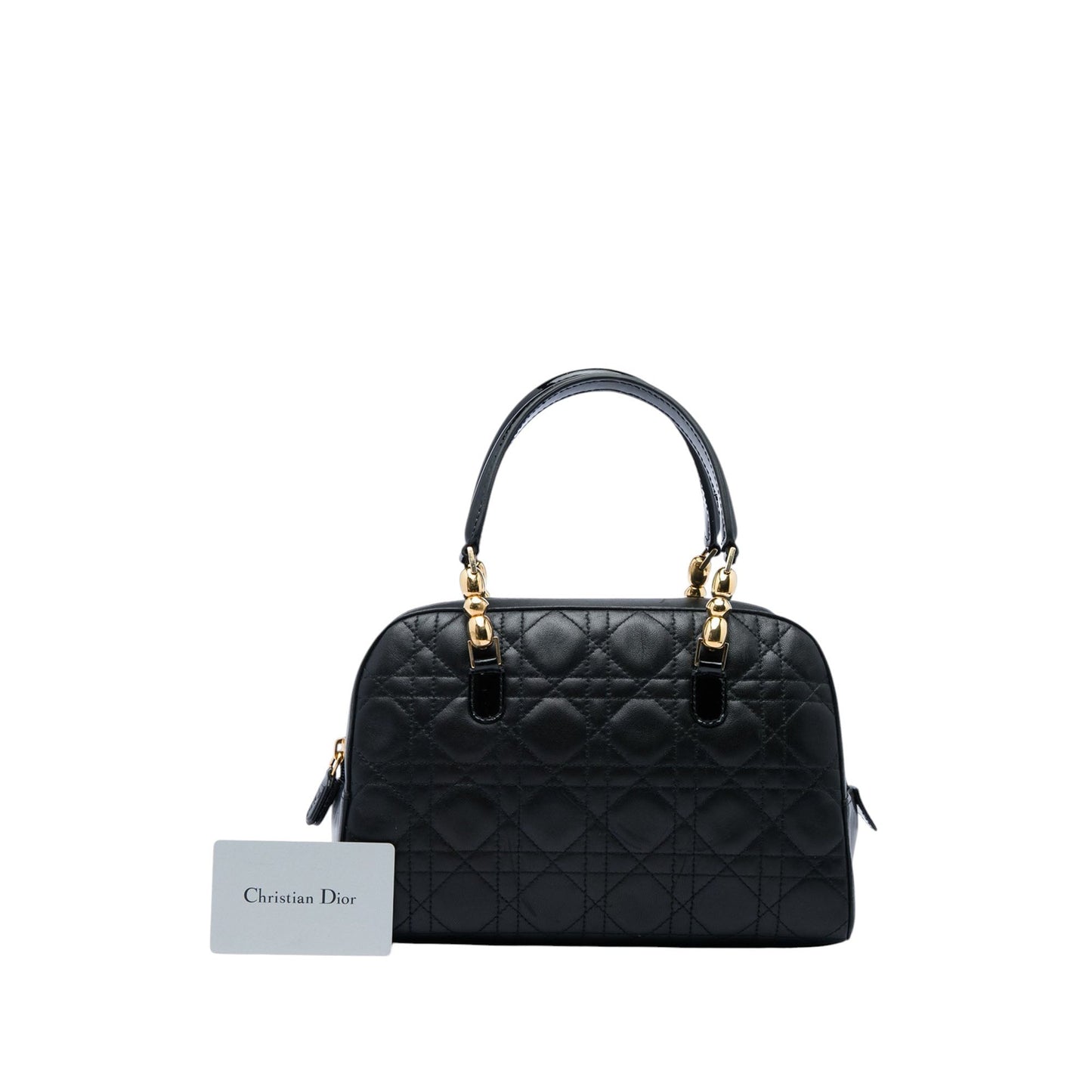 Dior Lambskin Cannage Malice Handbag
