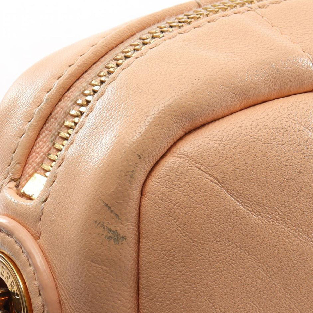 Burberry Mini Quilted Lambskin Lola Camera Bag — Pink