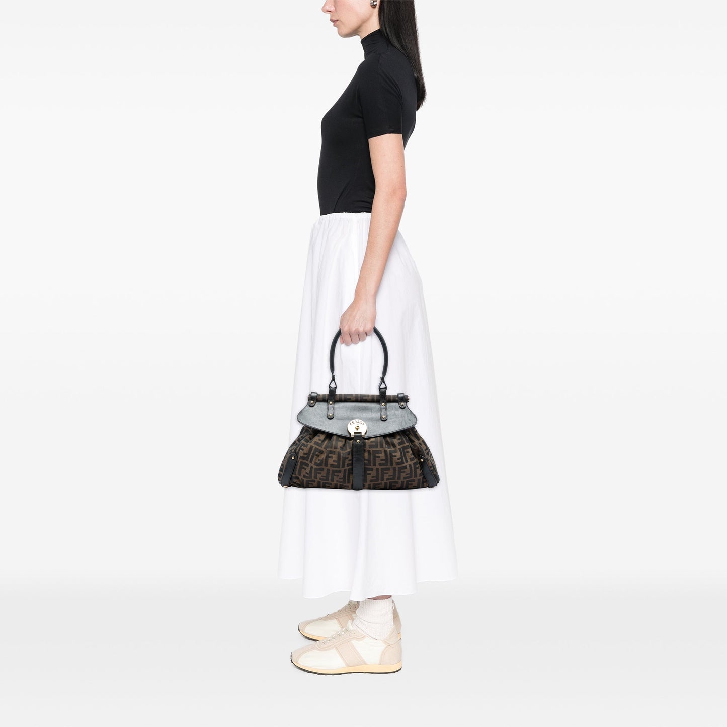 Fendi Medium Zucca Canvas Magic Handbag