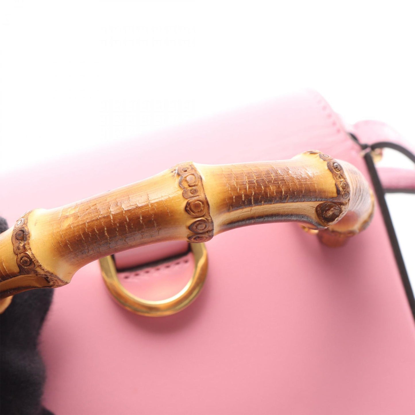 Gucci Mini Calfskin Bamboo Top Handle Bag