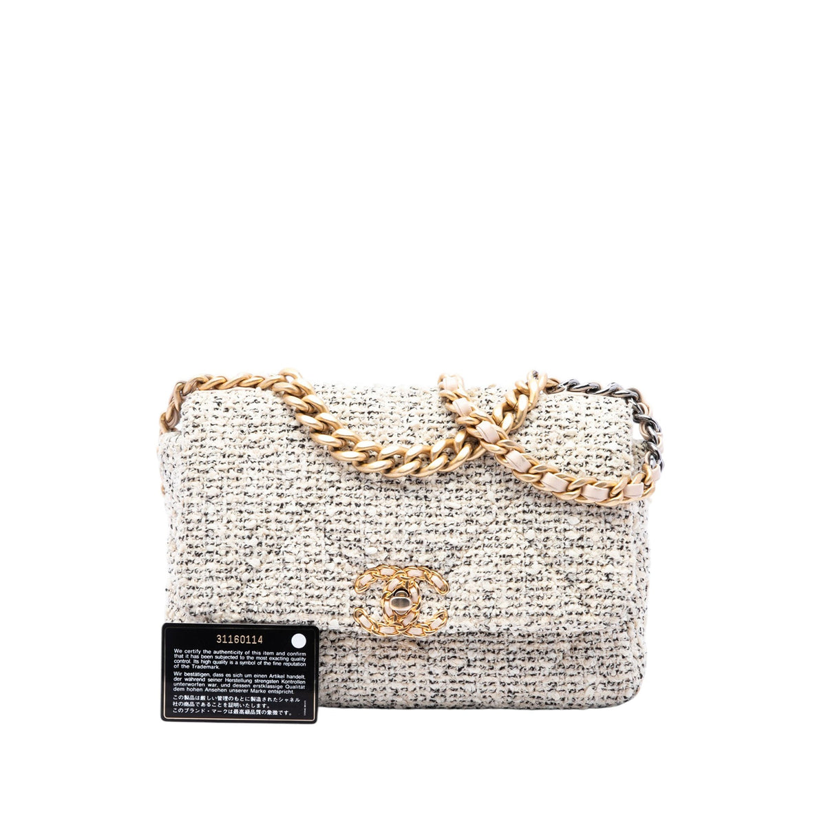 Chanel Medium Tweed 19 Flap